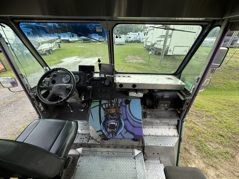 Cab area of Food Truck Cab